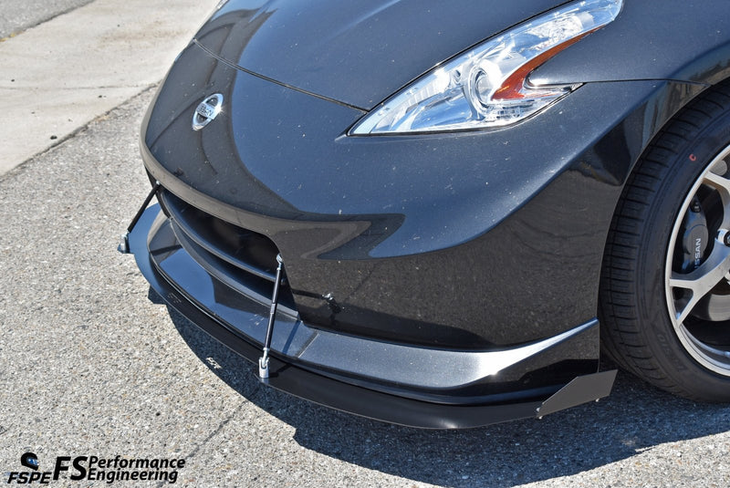 Load image into Gallery viewer, Nissan 370Z NISMO (2009-2014) Front Splitter + Under Tray - FSPE
