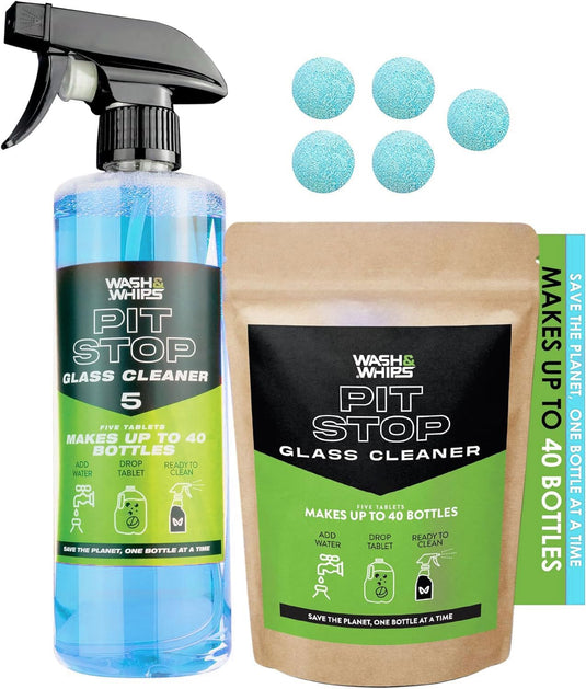 Pit Stop Glass Cleaner / All Surface Cleaner Refill Tablets (Makes 5 Gallons) - FSPE