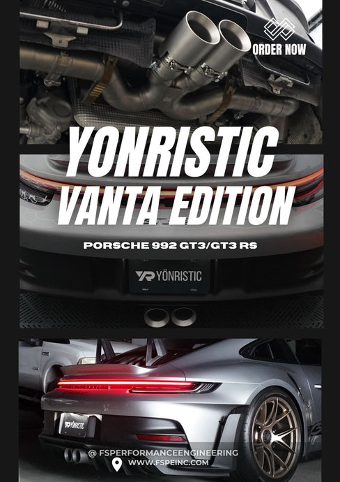 Porsche 992 GT3 / GT3 RS Titanium Exhaust System VANTA Edition - FSPE