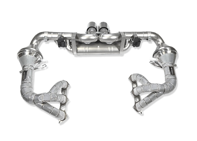 Load image into Gallery viewer, Porsche 992 GT3 / GT3 RS Titanium Exhaust System VANTA Edition - Yonristic Performance - FSPE
