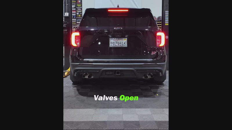 Load and play video in Gallery viewer, Ford Explorer ST 2020+ Performance 3'' Valved Catback Exhaust System
