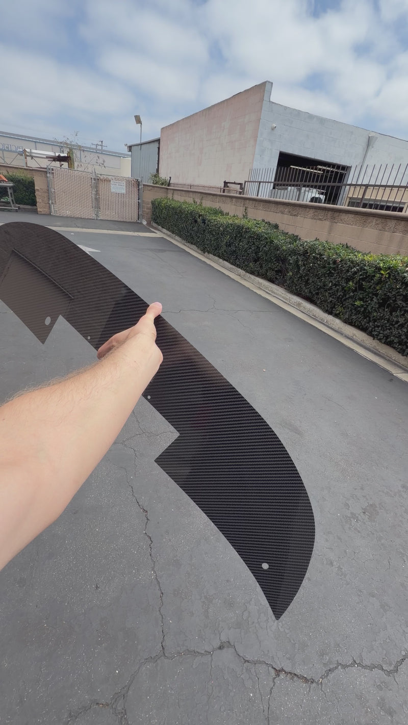 Load and play video in Gallery viewer, Volkswagen MK6 (2010-2014) Golf GTI / R Rear Spoiler Extension V4

