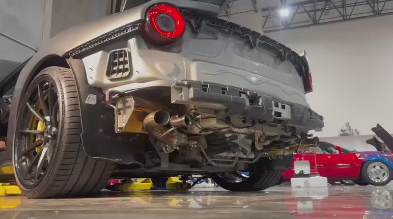 Load and play video in Gallery viewer, Ferrari F12 / 812 Full Valvetronic Exhaust System VANTA Edition
