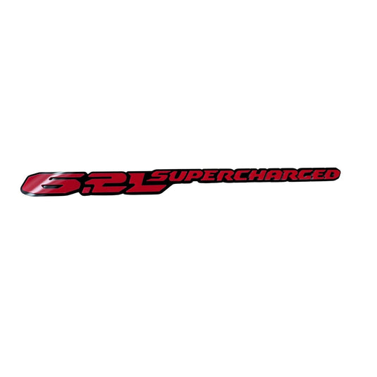 RAM TRX (2021 - 2024) "6.2L Supercharged" Hood Emblems (PAIR) - FSPE