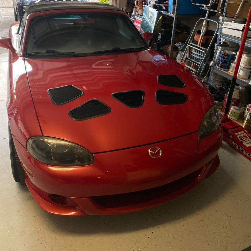 Load image into Gallery viewer, RGR NB Miata (1999 - 2005) - Hood Vents - FSPE
