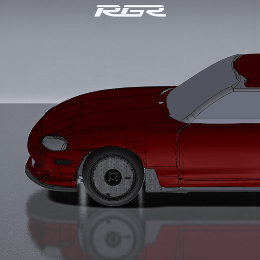 RGR NB Miata "SPORT" Chassis Mounted Front Splitter Kit - FSPE