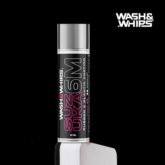 Suzuka 6M Rubber & Plastic Coating for Cars, Restores and Brings Back Black - Concentrated Formula Non - Greasy, 60ml - FSPE