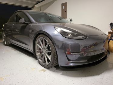 Tesla Model 3 (2017 - 2023) Front Splitter V3 - FSPE