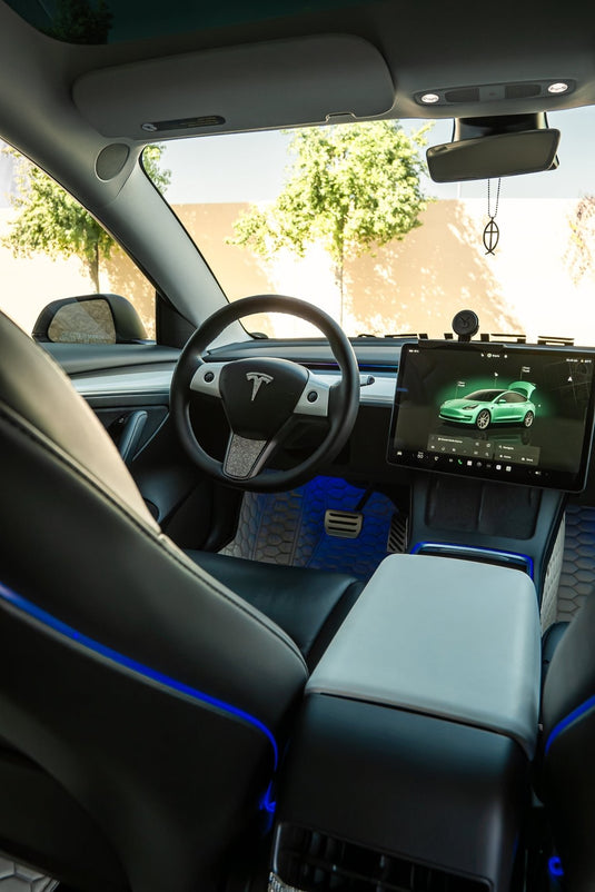 Tesla Model S (2016 - 2023) Carbon Fiber Floor Mats - FSPE
