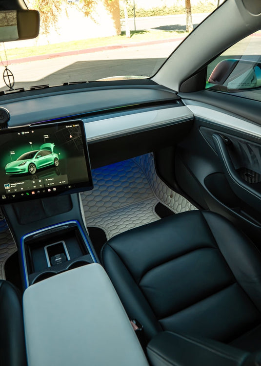 Tesla Model S (2016 - 2023) Carbon Fiber Floor Mats - FSPE