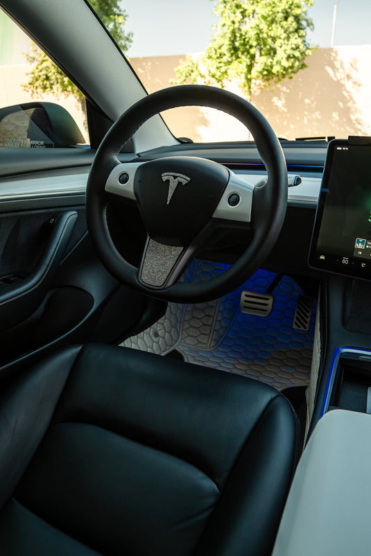 Tesla Model S (2016 - 2023) Carbon Fiber Floor Mats - FSPE