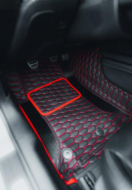 Tesla Model S (2016 - 2023) Carbon Fiber Floor Mats - FSPE