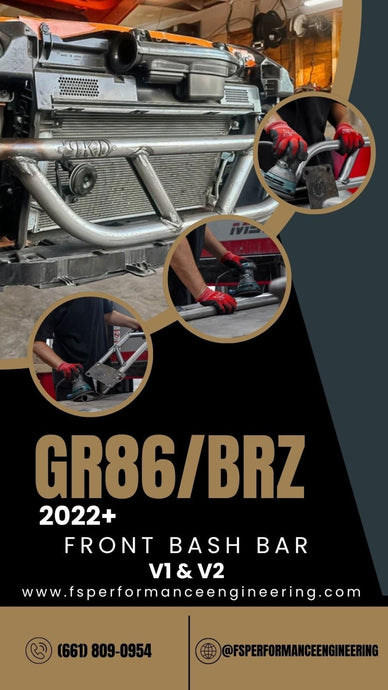 Toyota GR86 / Subaru BRZ 2022+ Front Bash Bar V1 & V2 - FSPE