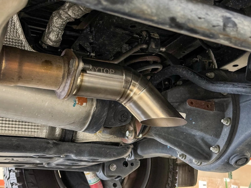 Load image into Gallery viewer, Toyota Tundra (2022 - Current) - Titanium Axle Dump Exhaust Tip - FSPE
