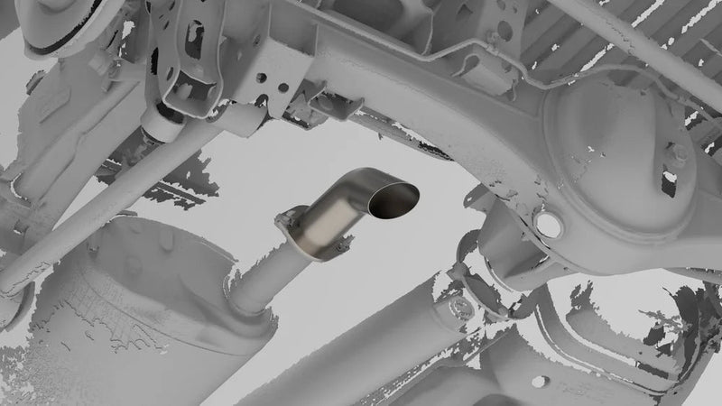 Load image into Gallery viewer, Toyota Tundra (2022 - Current) - Titanium Axle Dump Exhaust Tip - FSPE
