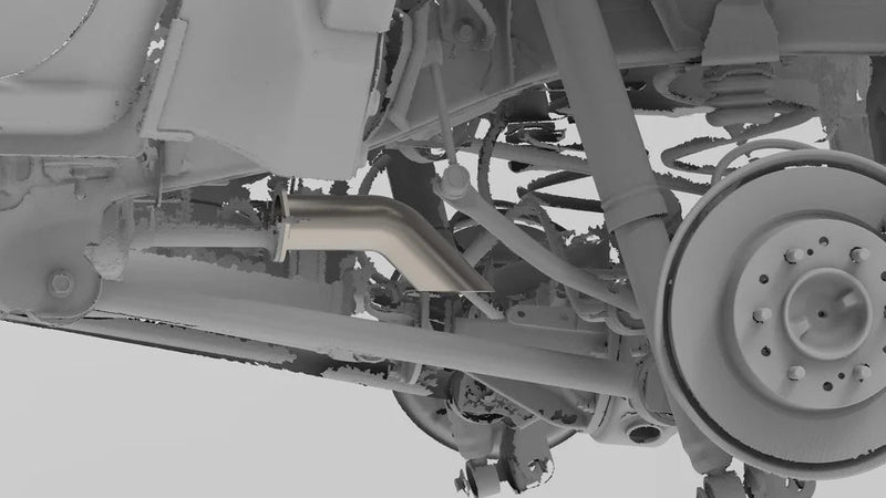 Load image into Gallery viewer, Toyota Tundra (2022 - Current) - Titanium Axle Dump Exhaust Tip - FSPE
