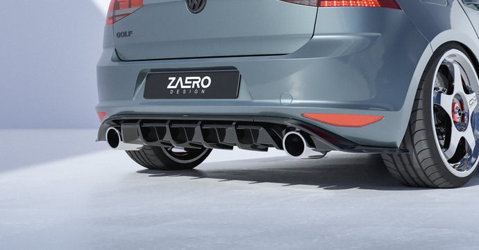 VW Golf GTI Mk7 (2015 - 2017) EVO - 1 Rear Diffuser - FSPE