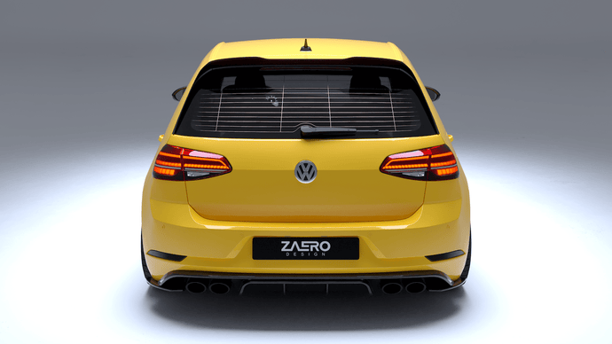 VW Golf R Mk7.5 (2018 - 2019) EVO - 1 Rear Diffuser - FSPE