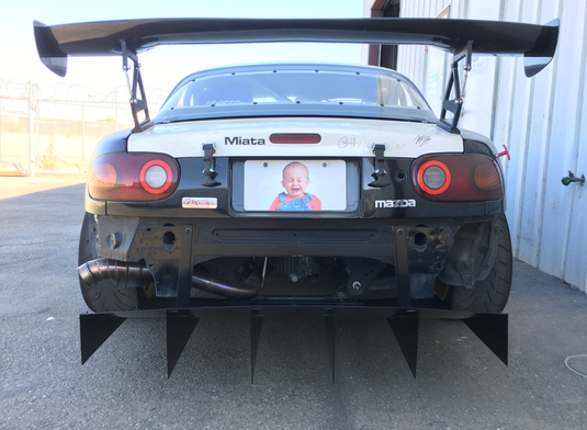 NA (1990-1997) Mazda Miata "The Monstrosity" Rear Diffuser - FS Performance Engineering