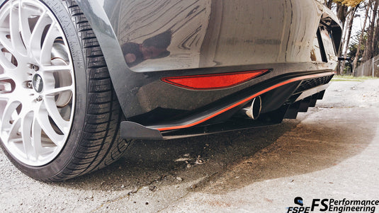 Volkswagen MK7 (2015-2017) Golf GTI Rear Diffuser "Fausto & Furious" - FS Performance Engineering