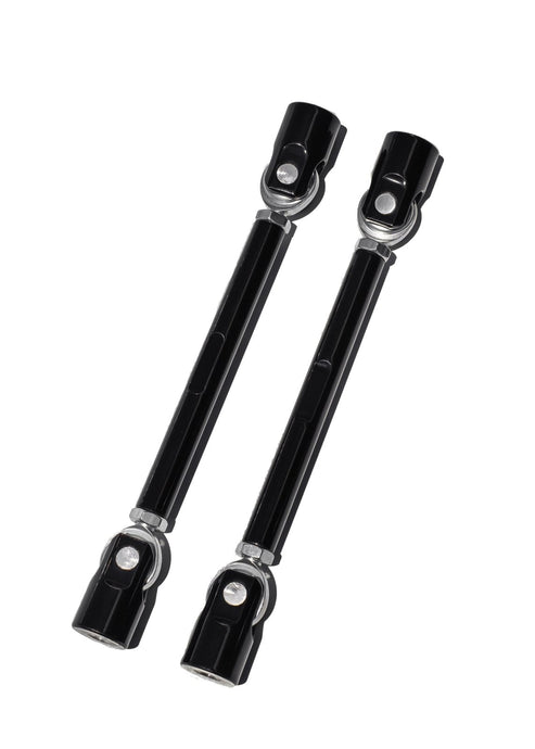 Adjustable Splitter Support Rods (PAIR) - Black On Black - FSPE