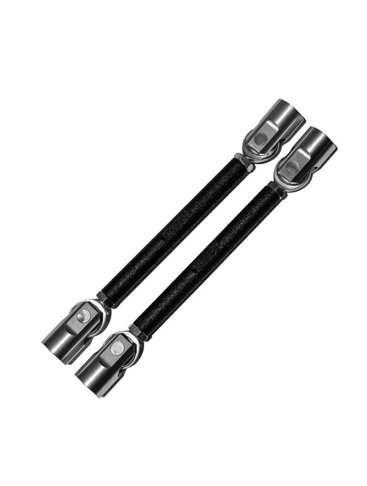 Adjustable Splitter Support Rods (PAIR) - Textured Black - FSPE