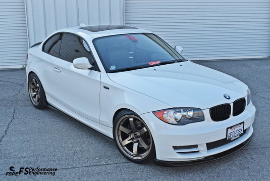 BMW 128i / 135i (2007-2013) Aluminum Side Skirt Extensions - FSPE