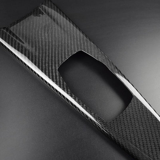 BMW F30 F31 F32 F34 F36 LHD Carbon Fiber Multimedia Panel Trim - FSPE