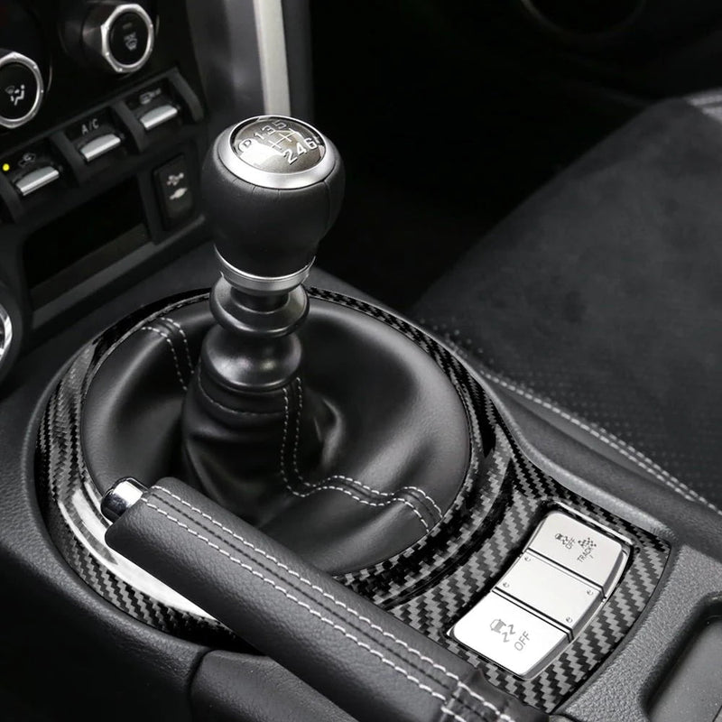 Load image into Gallery viewer, BRZ / Toyota 86 (2013-2020) Carbon Fiber Central Control Gear Shift Frame Cover - FSPE
