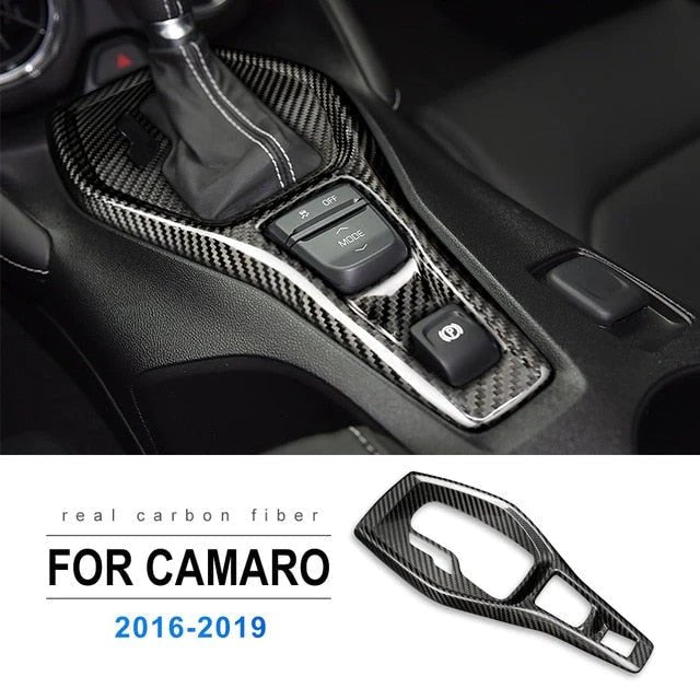 Load image into Gallery viewer, Chevrolet Camaro (2016-2021) Carbon Fiber Center Console Trim - FSPE
