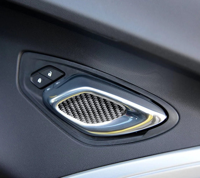 Chevrolet Camaro (2016-2021) Carbon Fiber Inner Door Handle Trims - FSPE