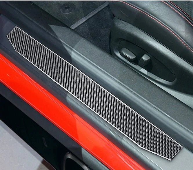 Load image into Gallery viewer, Chevrolet Camaro (2016-2021) Carbon Fiber Interior Door Seal Trim - FSPE
