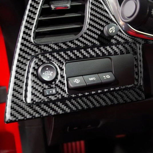 Chevrolet Corvette (2014-2019) Carbon Fiber Air Outlet Panel Surround Trim Kit - FSPE