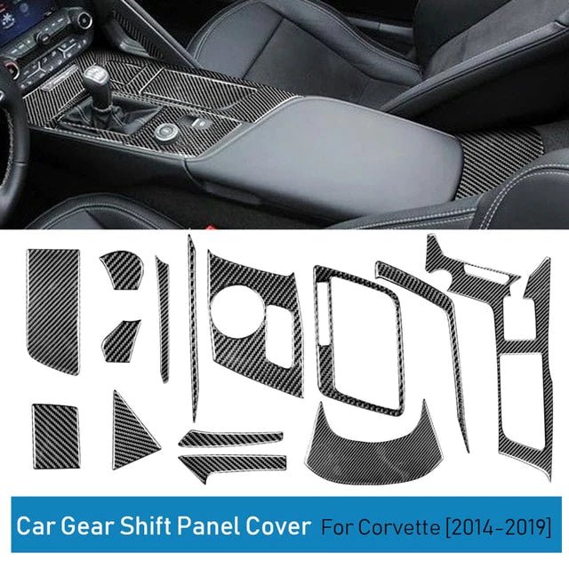 Load image into Gallery viewer, Chevrolet Corvette (2014-2019) Carbon Fiber Center Console Trim - FSPE
