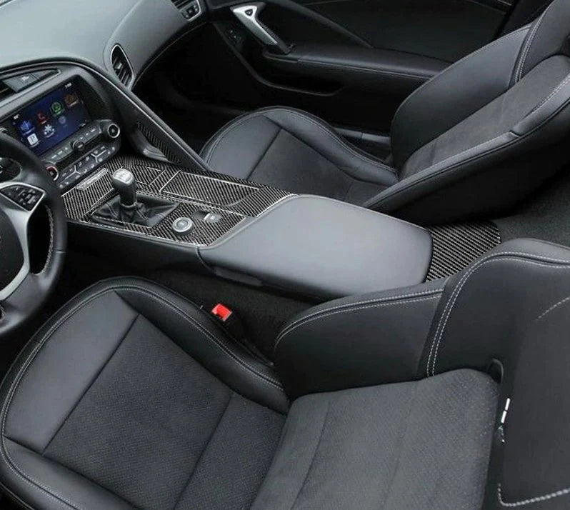 Load image into Gallery viewer, Chevrolet Corvette (2014-2019) Carbon Fiber Center Console Trim - FSPE
