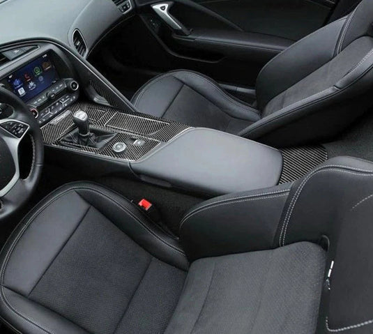 Chevrolet Corvette (2014-2019) Carbon Fiber Center Console Trim - FSPE