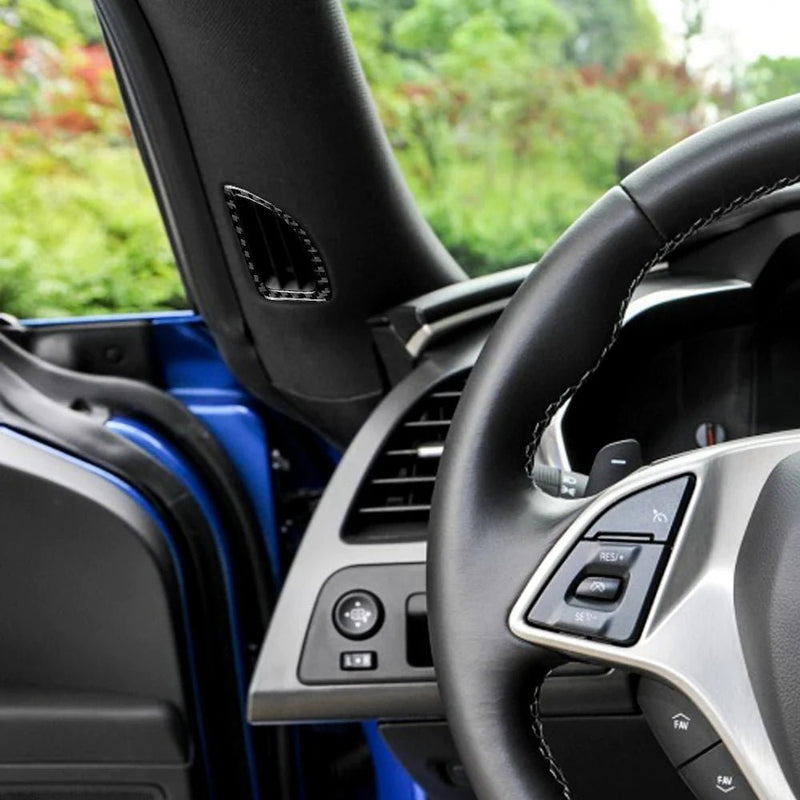 Load image into Gallery viewer, Chevrolet Corvette (2014-2019) Carbon Fiber Side Air Vent Trim - FSPE
