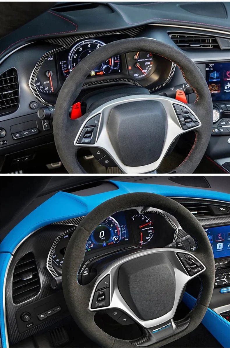 Load image into Gallery viewer, Chevrolet Corvette (2014-2019) Carbon Fiber Speedometer Surround Trim - FSPE
