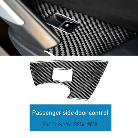 Chevrolet Corvette (2014-2019) Carbon Fiber Window Control Trims - FSPE