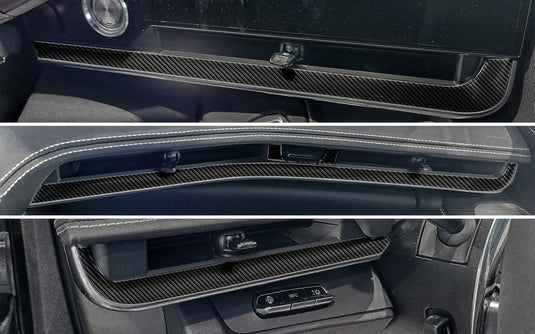 Chevrolet Corvette (2020-2023) Carbon Fiber Dash Trims - FSPE