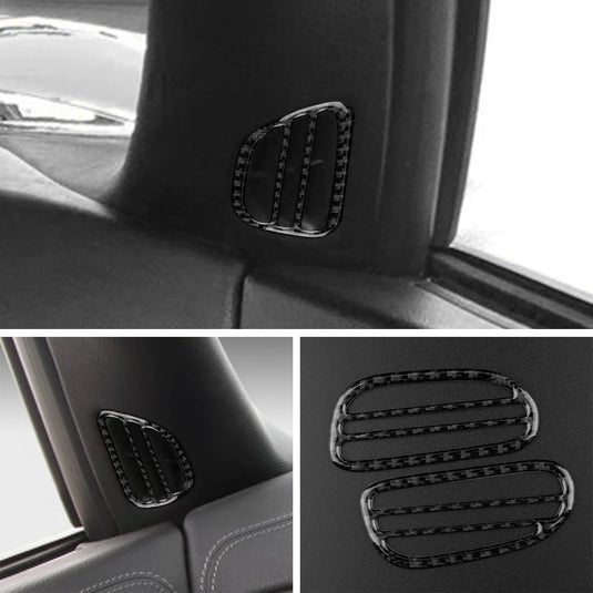 Chevrolet Corvette C6 (2005-2007) Carbon Fiber Defogger Vent Trims - FSPE