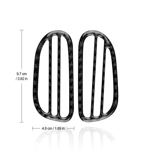 Chevrolet Corvette C6 (2005-2007) Carbon Fiber Defogger Vent Trims - FSPE