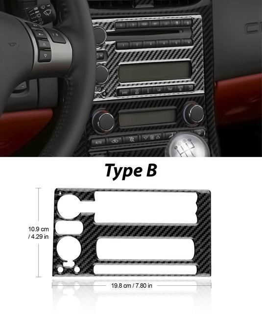 3x Carbon Fiber Center Storage Box Panel Sticker Trim For corvette 3x Carbon Fiber Center Storage Box Panel Sticker Trim For corvette