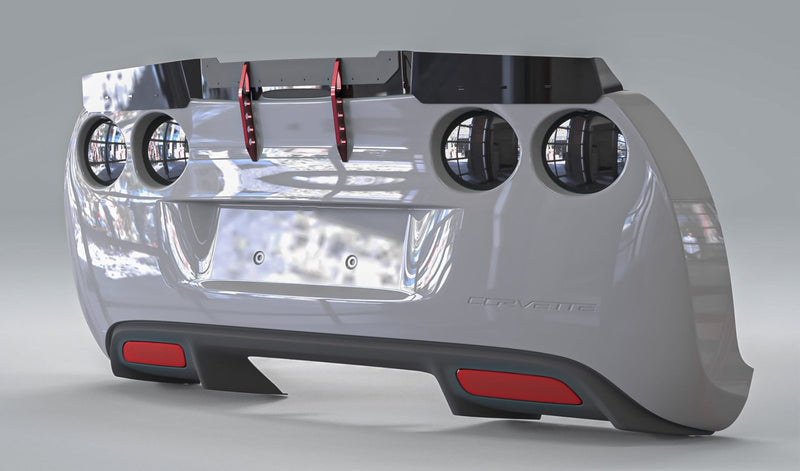 Load image into Gallery viewer, Chevrolet Corvette C6 &quot;RC7&quot; Wing by KD (2005-2013) - FSPE
