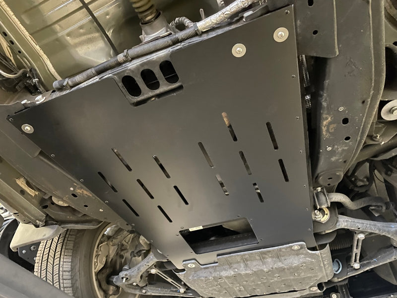 Load image into Gallery viewer, Chevrolet Silverado / GMC Sierra 1500 Catalytic Converter Guard (2019-2023) VERSION 2 - FSPE
