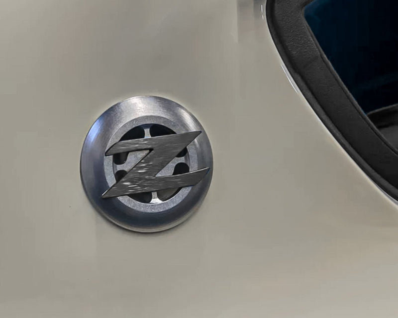 Load image into Gallery viewer, Datsun 240Z | 260Z | 280Z Billet Roof Pillar Emblems (pair) - FSPE
