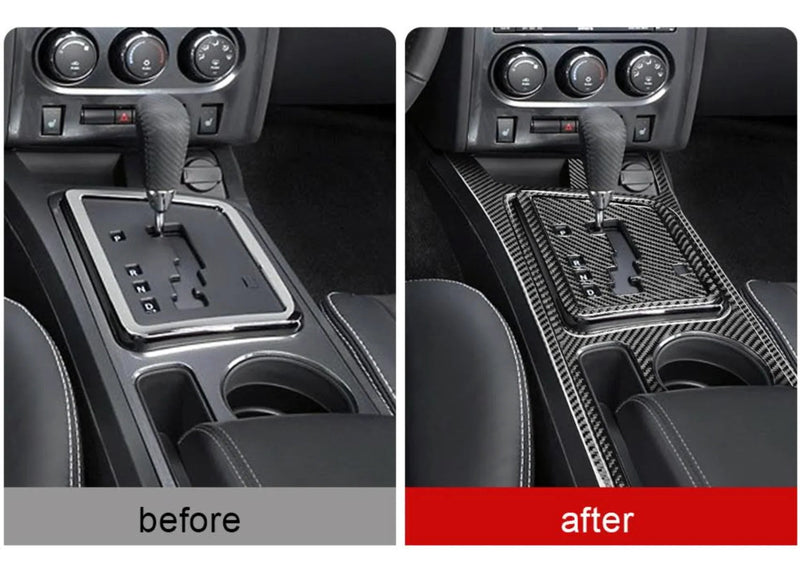 Load image into Gallery viewer, Dodge Challenger (2008-2014) Carbon Fiber Center Console Trim Kit - FSPE
