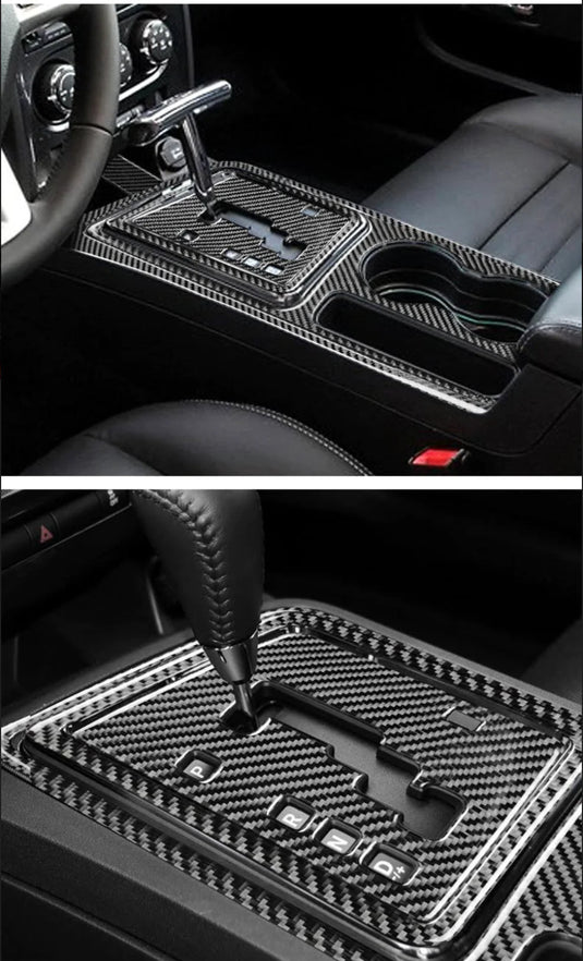 Dodge Challenger (2008-2014) Carbon Fiber Center Console Trim Kit - FSPE