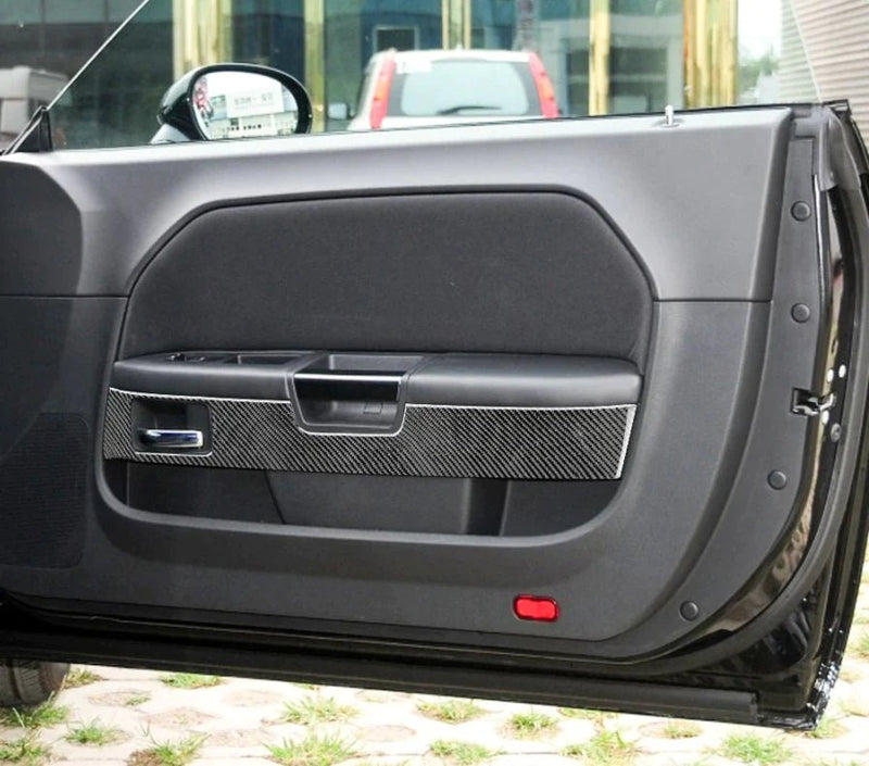 Load image into Gallery viewer, Dodge Challenger (2008-2014) Carbon Fiber Door Trim Kit - FSPE
