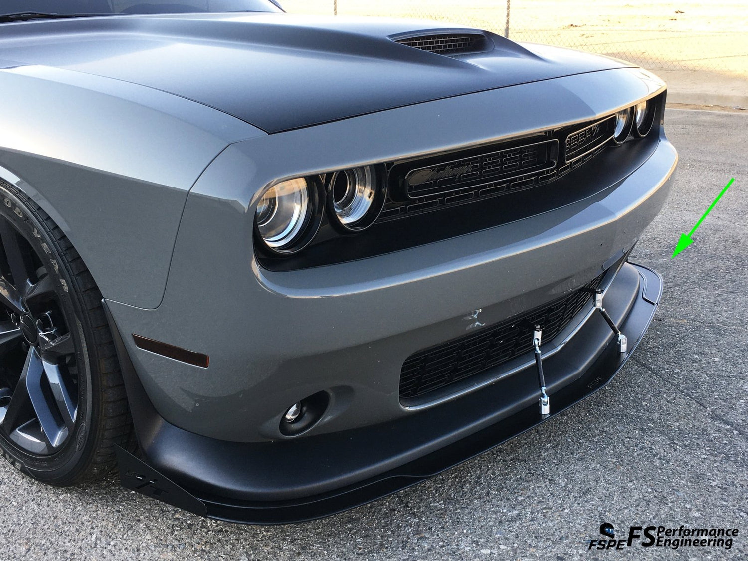 2015-2021 Dodge Challenger GT, R/T, Scat Pack Front Splitter | FSPE